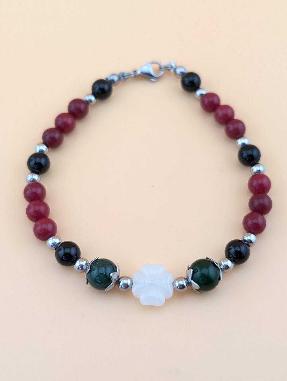 Quartz Gemstone Multicolor Bracelet